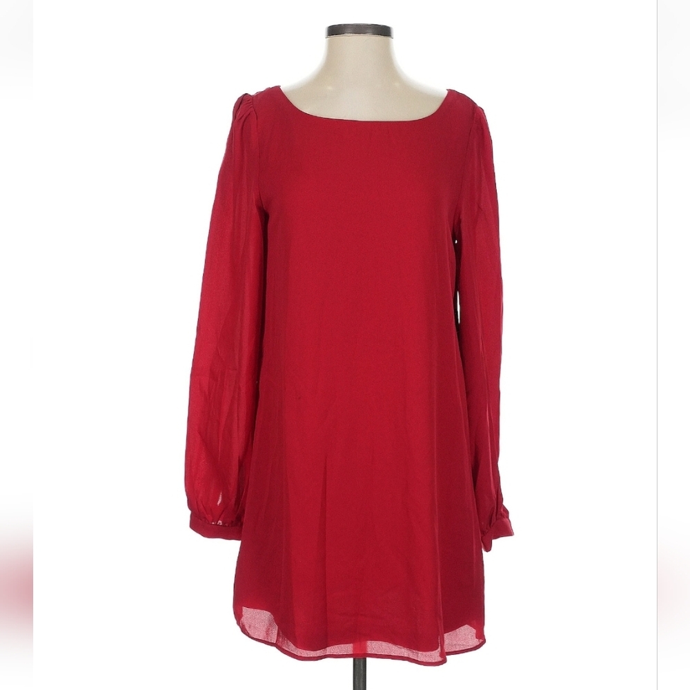 Lulus Cranberry Red Mini Dress Small